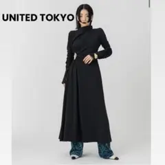 UNITEDTOKYOユナイテッドトウキョウ　モード　ワンピース　ブラック