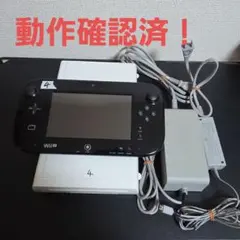 動作確認済訳アリWii U 本体 ゲームパッド付き シロ4