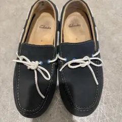 Clarks ネイビー 靴 26センチ