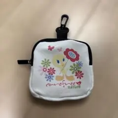 トゥイーティー コインケース 小物入れ ミニポーチ