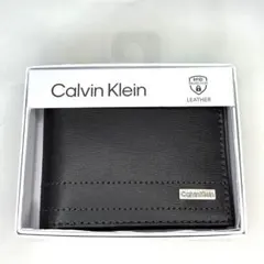 Calvin Klein カルバンクライン折財布 ブラウン コンパクト 二つ折りのサムネイル