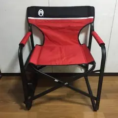 Coleman サイドテーブル付デッキチェアST レッド　2脚セット Coleman(コールマン) サイドテーブル付きデッキチェアST×2【お得な2点