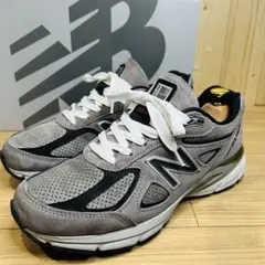 【極美品/USA製】New Balance 990v4 オールスエード 26.5