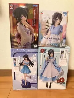 青春ブタ野郎シリーズ　桜島麻衣フィギュア４種