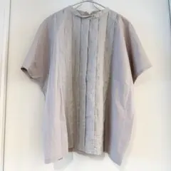 LILASIC リラシク　カットソー　タック　麻　リネン