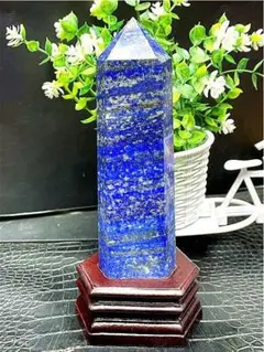 ◆AAA級天然ラピスラズリ六角柱B91O2/148O04D ◇AAA級天然ラピスラズリ六角柱B91O2/148O04D - メルカリ