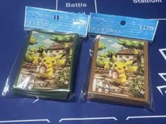 ʕ*ʔ様 ポケモンカードゲーム デッキシールド ピカチュウの贈り物 2個セット
