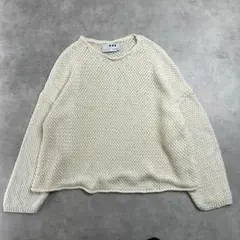 美品　スリードッツ　スピニングコットン プルオーバー　綿100％　739のサムネイル