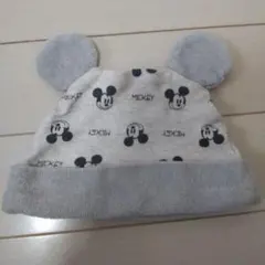 ベビー用　ミッキー 耳付き帽子