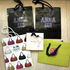 ANNA SUI、コーチ他紙袋⭐︎5枚セット