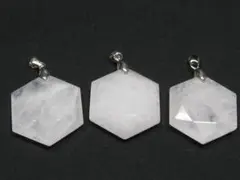 天然石　水晶　トップ　３個セット！