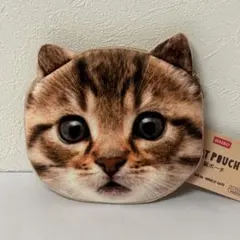 猫ポーチ リアル カードケース コインケース 小銭入れ クッションタイプダイソーのサムネイル