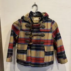 branshes チェック柄ダッフルコート 120cm