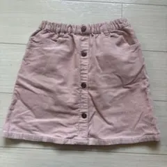 GLOBAL WORK コーデュロイ ピンクスカート XXL