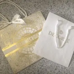 CHRISTIAN DIOR & DECORTÉ ショッピングバッグセット