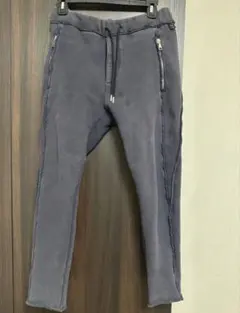 wjk 裏毛 パンツ 肉厚 イージー パンツ ネイビー 5915 hj17