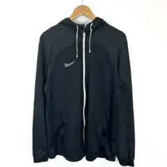 【美品】NIKE ジップパーカー ブラック ワンポイントロゴ ユニセックス L