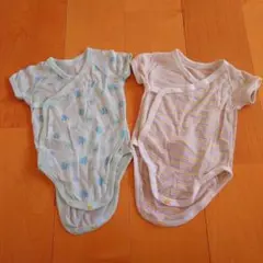 UNIQLO コットンメッシュボディースーツ(前開き)