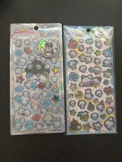 ぷくぷくあわわちゃん光るジュエルプチドロップ、キャンディグリッターシール