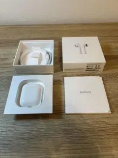 【ジャンク品】AirPods 第1世代 本体(箱、純正充電ケーブル付)