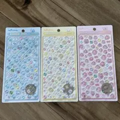 【国内正規品】ボンボンドロップシール しずくちゃんmini 3枚セット