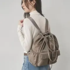新品 TOPKAPI トプカピ ナイロン ダブルポケット トート リュックのサムネイル