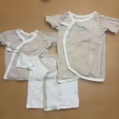 西松屋 ベビー肌着3枚セット　50-60cm
