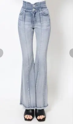 なな様専用【GYDA】XS フィットフレアデニムパンツ