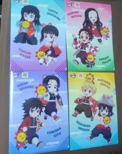 鬼滅の刃×コジマコラボ クリアファイル全4種類コンプリートセット　新品未使用