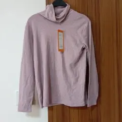 しまむら　クロッシー　ピンクボーダー　タートル　 LLサイズ 長袖トップス