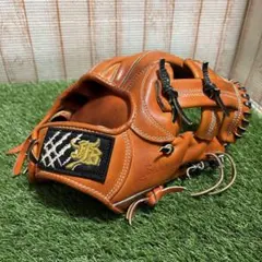 屋外未使用 和牛JB 硬式 内野手用 JB23-004オレンジ 宮崎県産牛革