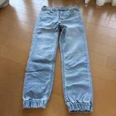 レディース ジョガーデニムパンツ ライトブルー　XSのサムネイル