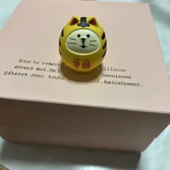 데코레 콩콤블 복고양이 다루마 노랑