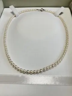 三越購入 K14WG 本真珠ステーションネックレス 45cm ホワイト 三越購入 K14WG 本真珠ステーションネックレス 45cm ホワイト - メルカリ