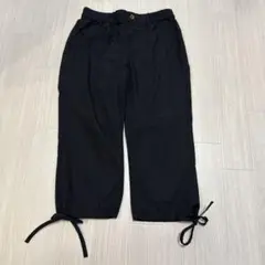 クロップドパンツ　レディース　M 黒