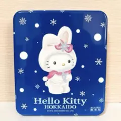 【新品・未使用】♡ハローキティ♡ 北海道限定 缶入りレターセット 雪うさぎ