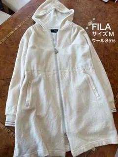 FILA フード付きアウター　ウール80% Mサイズ