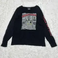 【入手困難】ルーニーテューンズ キャラクター　Tシャツ　Lサイズ　一点物　海外のサムネイル