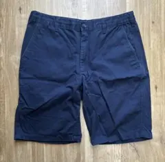 GU メンズ ショートパンツ ネイビー Lサイズのサムネイル