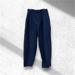 ユニクロ×コトニエ　リネンブレンドバレルレッグパンツ