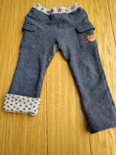 【100cm】ミキハウス プッチーくん パンツ ズボン ポケット付き