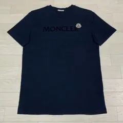 モンクレール 立体ロゴワッペンTシャツ ネイビー Sサイズ 国内正規品