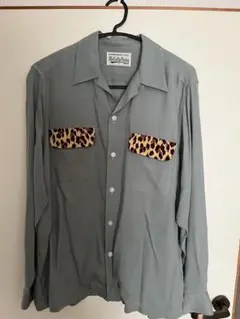 22AW ワコマリア 3トーン オープンカラーシャツ ライトパープル - メルカリ