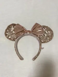 ディズニー　カチューシャ　ピンク　キラキラ