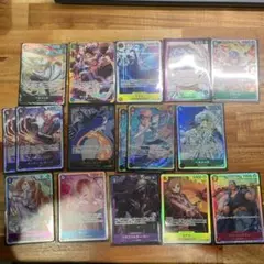 レ*い様 ワンピース カードゲーム 16枚セット　ルフィ　リーダー　パラレル