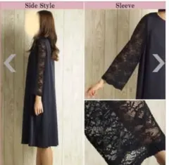 【美品】23区 ＊フォーマルワンピース＊ネイビー38