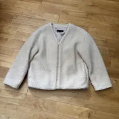 UNTITLED ボアブルゾン