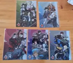 《刀剣乱舞》クリアファイル A5 全5種コンプリート 5枚 セブンイレブン 限定