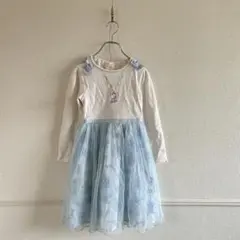 mezzo piano メゾピアノ 長袖 ワンピース 130 ドレス プリンセス