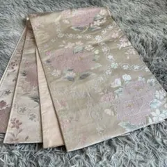 袋帯　花文様　金駒刺繍　美品　6通　訳ありのサムネイル